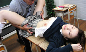 Dirty Gym Teacher Cremapied Naughty Schoolgirl for the Better Grade