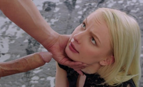 Blonde Babydoll Was Shocked With Size Of His Erected Cock